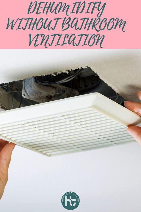 Adding Exhaust Fan To Bathroom, Bathroom Dehumidifier Built In, Basement Bathroom Ventilation Ideas, Dehumidifier For Bathroom, Bathroom Ceiling Fan Ideas, Shower Ventilation, Ceiling Vent Cover Ideas, Bathroom Fan Ideas, Bathroom Ventilation Ideas