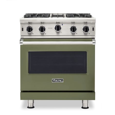 Viking VGIC53024BFW Frost White 30 Inch Wide 4 Cu. Ft. Free Standing Gas Range with VariSimmer Viking Stove, Convection Range, Viking Range, Microwave Hood, Viking Series, Viking Appliances, Interior Images, Professional Cooking, Single Oven