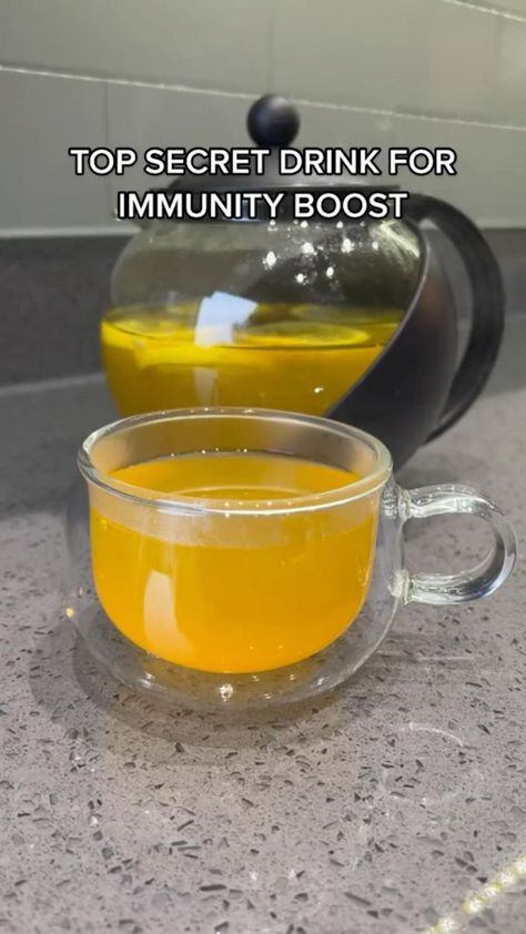 Immunity Boost, Healthy Tea, Healthy Drinks Smoothies, Healthy Juice Recipes, Healthy Teas, Healthy Drinks Recipes, Fat Burner Drinks, Morning Tea, Health Drink