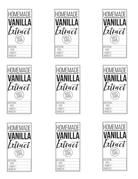 If you learn how to make homemade vanilla extract you will gain one of the simplest kitchen skills. It's such a quick and simple process that you'll wonder why you haven't always done it. You'll also get a premium product for a fraction of the price. Free Vanilla Extract Labels, Homemade Vanilla Labels Free Printable, Vanilla Labels Printable, Homemade Vanilla Extract Labels Free Printable, Homemade Vanilla Labels, Homemade Vanilla Extract Labels, Vanilla Labels, Vanilla Extract Labels, Extract Making