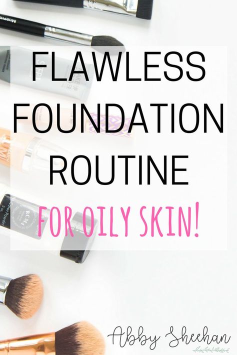 Beautiful, flawless foundation routine for those with oily skin! Foundation Products | Foundation Routine | Oily Skin Makeup | Makeup Products | Makeup for Beginners | Drugstore Makeup Flawless Foundation Routine, Foundation Products, Routine For Oily Skin, Oily Skin Makeup, Foundation Routine, Foundation Tips, Tips For Oily Skin, Oily Skin Care Routine, Flawless Foundation