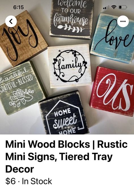 2 X 4 Scrap Wood Projects, Wood Square Crafts, Scrap Wood Signs, Wood Block Signs, Word Blocks, Block Signs, Scrap Wood Crafts, Wood Block Crafts, Wooden Signs Diy