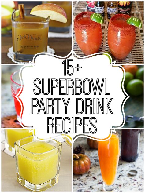 Superbowl party drinks are traditional just beer. If you want something a little more exciting, I Shots For Super Bowl, Superbowl Drinks Non Alcoholic, Super Bowl Party Drink Ideas, Super Bowl Themed Drinks, Drinks For Super Bowl Party, Superbowl Punch Alcohol, Football Party Drinks Cocktails, Super Bowl Cocktails Drinks, Super Bowl Shots