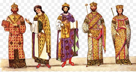 The rise of the Byzantine Empire saw a flourish in fashion.  The wealthy and opulent Empire was reflected in the colorful, heavily-detailed clothing of its people, which continues to inspire designers and enthusiasts today.   We invite you to earn more about Byzantine fashion in our blog! Byzantine Fashion, Empire Outfit, Eastern Roman Empire, Eastern Roman, Western Civilization, Dress History, Practical Fashion, Early Middle Ages, Byzantine Empire