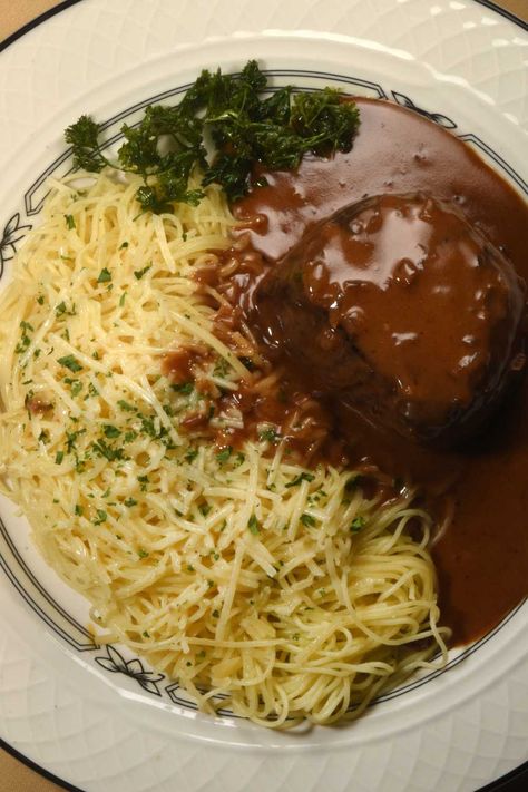 Pioneer Woman Hamburger Gravy - Table for Seven Hamburger Steak With Onion Gravy, Hamburger Steaks With Onion Gravy, Cubed Steak Recipes Easy, Hamburger Gravy Recipe, Cube Steak Recipe, Cube Steaks, Hamburger Gravy, Hamburger Steaks, Crockpot Cube Steak