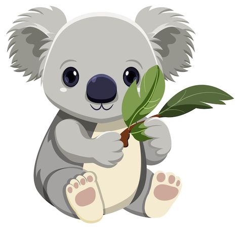 Cute koala cartoon character | Free Vector #Freepik #freevector #cartoon-svg #cartoon-drawing #food-clipart #clip-art Koala Cartoon, Koala Drawing, Circus Background, Free Assets, Preschool Activities Toddler, Cute Koala, Animal Clipart, Cartoon Clip Art, Bear Cartoon