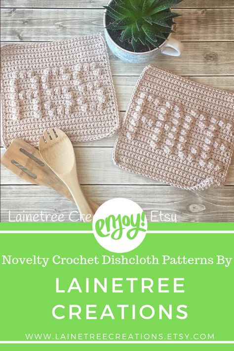 Crochet Pattern Beginner, Crochet Washcloth Pattern, Dishcloth Crochet Pattern, Washcloth Pattern, Crochet Dishcloth, Crochet Washcloth, Crochet Humor, Dishcloth Pattern, Crochet Kitchen