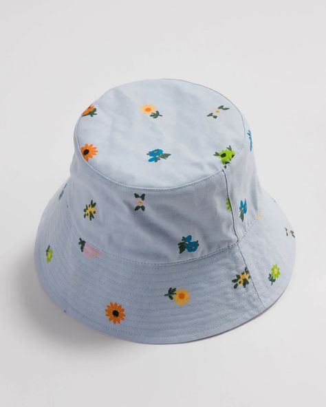 Bucket Hat : Ditsy Floral - Baggu Floral Bucket Hat, White Cow, Bar Studs, Adjustable Headband, Cute Hats, Beauty Items, Ditsy Floral, Bag Set, All The Way