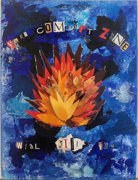 #collage #art #fire Vintage Fire Illustration, Fire Collage Art, Fire Collage, Earth Art Drawing, Fire Artwork, Beta Club, Reflection Poster, Sketchbook Layout, Collage Portrait