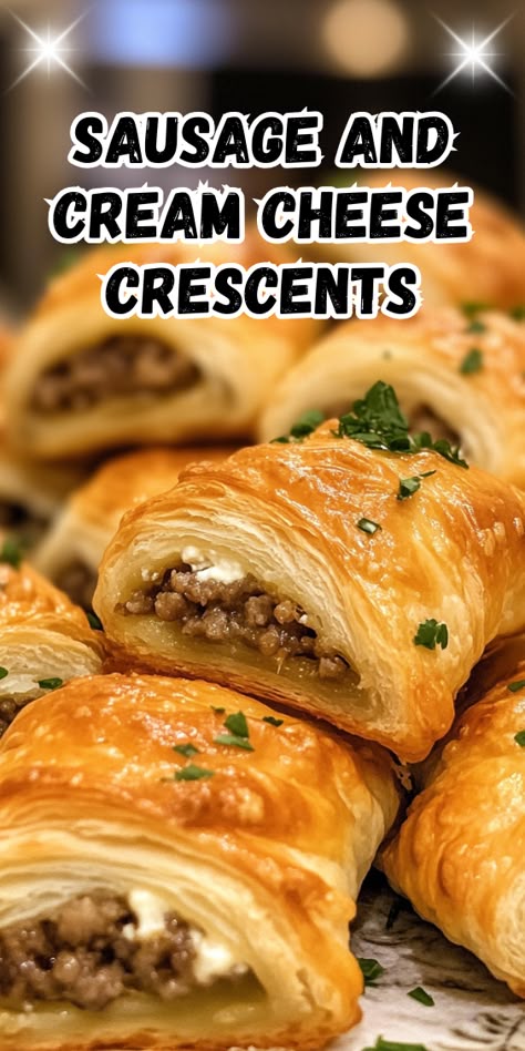 Sausage And Cream Cheese Croissants, Potluck Dishes Christmas, Meaty Sandwiches, Creasant Roll Recipes, Sausage And Cream Cheese, Sausage Cream Cheese, Cream Cheese Crescent Rolls, Cheap Meal Ideas, Simple Family Meals