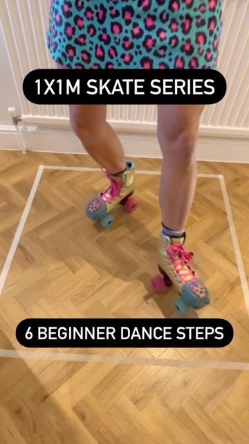 Small Space Roller Skating, Roller Skate For Beginners, How To Start Roller Skating, How To Roller Skate For Beginners, Roller Skates Beginner Tips, Beginner Roller Skating Drills, Basic Roller Skating Moves, Roller Skates Workout, Jam Skating