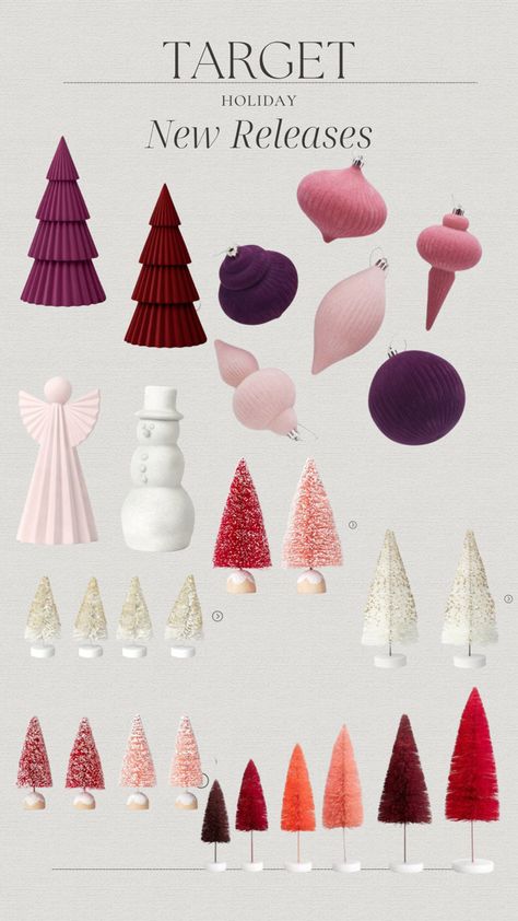 Maroon And Pink Christmas Tree, Pink And Burgundy Christmas Decorations, Burgundy And Pink Christmas Decor, Pink Christmas Palette, Mauve Christmas Decor, Pink And Burgundy Christmas, Bungalow Christmas, Magenta Christmas, Velvet Ornaments