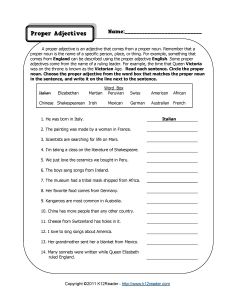 http://Whetherit'sFrenchfriesorSwisscheese,properadjectivesaddaspecialflavortolanguage.Yourstudentwillpracticeusingproperadjectivesinthisworksheet. Proper Adjectives, Comparative Adjectives Worksheet, Third Grade Grammar Worksheets, Adjectives Grammar, Worksheets For Grade 2, Teaching Adjectives, Adverbs Worksheet, Worksheets 3rd Grade, Adjective Words