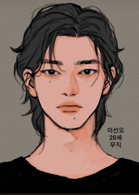 Long Hair Men Sketch, Oc Male Hairstyles, Hairstyle Drawings Male, Draw Hairstyles Men, Man Curly Hair Drawing, Mens Hairstyle Drawing, Male Wavy Hair Drawing, Male Drawing Hairstyles, Brown Messy Hair Guy