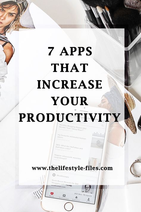 7 apps that increase your productivity - The Lifestyle Files Productivity Apps Iphone, Habit Tracker App, Productivity Work, Helpful Apps, To Do App, Phone Planner, Lifestyle Apps, Digital Phone, Productive Habits