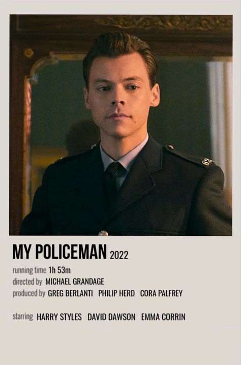 My Policeman Poster, Polaroid Movie Poster, Greg Berlanti, My Policeman, David Dawson, Film Posters Vintage, Movie Poster Wall, Irish Boys, Movie Collection