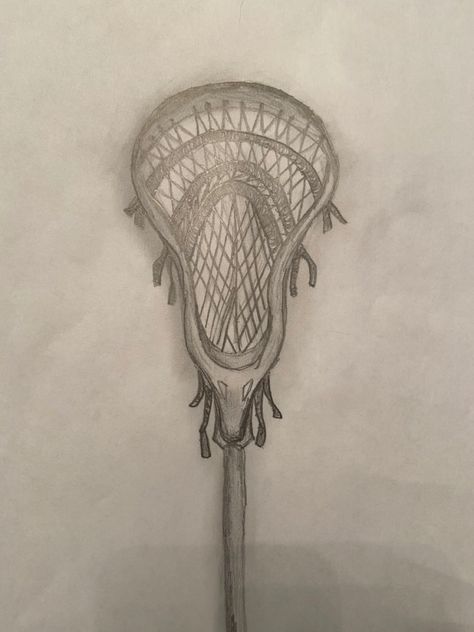 Lacrosse Sketch, Lacrosse Stick Drawing, Lacrosse Drawing, Cheer Drawings, Lacrosse Stick, Stick Drawings, Sports Drawings, Lacrosse Sticks, Small Canvas Paintings