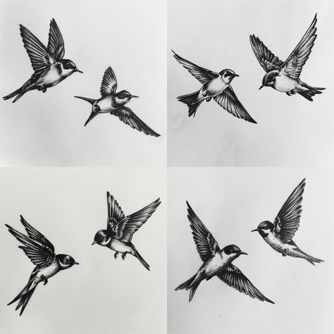 Swallow Tattoo Design Simple, Simple Swallow Tattoo, Small Swallow Tattoo, Swallow Tattoo Design, Swallow Tattoo, Simple Tattoos, Tattoos And Piercings, Tattoo Design, Small Tattoos