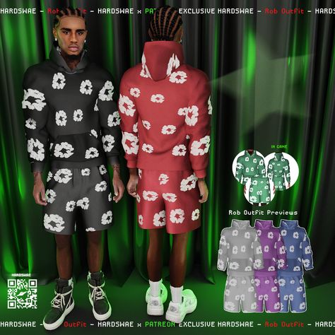 (HARDSWAE) Rob Outfit ✩. | Hardswae. Sims 4 Men Clothing, Sims 4 Male Clothes, Sims Baby, Sims 4 Traits, Sims 4 Black Hair, Sims 4 Cas Mods, The Sims 4 Skin, Free Sims 4, Sims 4 Children