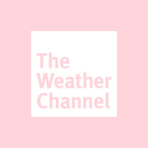 The Weather Channel App Icon, Summer Apps, Phone Widgets, Iphone Theme, Widget Icons, Pink Icons, Pink Phone, Phone Aesthetic, Pink Apple