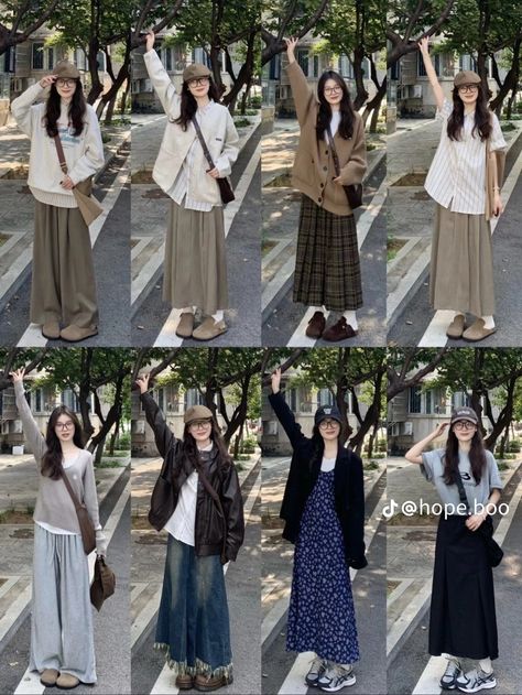 Ootd Campus, Kulot Pants Outfit Hijab, Kulot Pants Outfit, Ootd Kondangan Hijab Styles, Japan Ootd, Kulot Pants, Beige Outfits, Outfit Ideas For Winter, Outfit Ideas Autumn