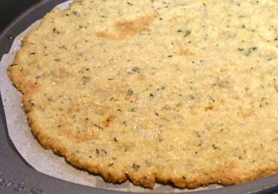 Pork Rind Pizza Crust For One Recipe | SparkRecipes Pork Rind Pizza Crust, Pork Scratchings, Quinoa Pizza Crust, Low Carb Pizza Crust, Pork Rind Recipes, Onion Pizza, Low Carb Menus, Pork Rind, Pizza Ideas