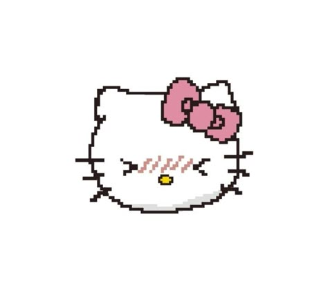 Hello Kitty Pixel Art, Hello Kitty Widgets, Hello Kitty Wallpapers, Hello Kitty Images, Kitty Images, Kitty Pictures, Hello Kitty Pictures, Random Image, A Background