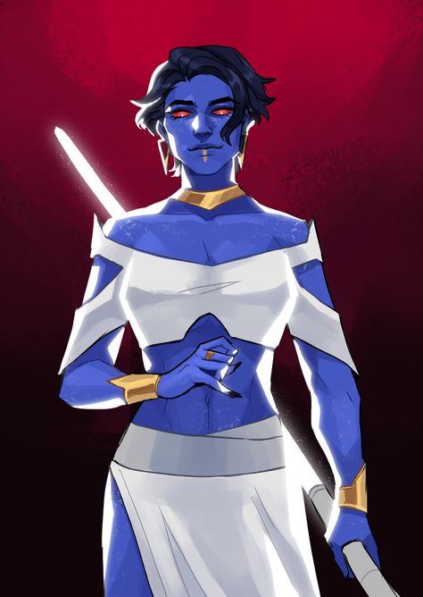 Star Wars Chiss, D&d Star Wars, Blue Da Ba Dee, Jedi Art, Star Wars Characters Pictures, Alien Character, Star Wars Artwork, Star Wars Fan Art, Star Wars Images