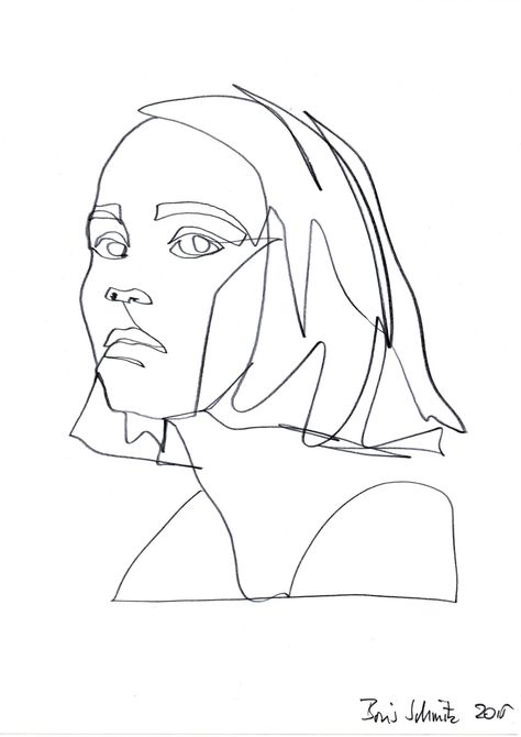 “Gaze 247″, continuous line drawing by Boris Schmitz Boris Schmitz, 얼굴 드로잉, Semi Realistic, Line Sketch, Contour Drawing, Continuous Line Drawing, Fashion Design Portfolio, Continuous Line, Art And Illustration