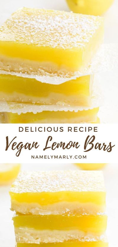 Vegan Lemon Desserts, Vegan Lemon Bars, Easy Lemon Curd, Lemon Bars Easy, Lemon Bars Recipe, Desserts Vegan, Easy No Bake Desserts, Healthy Desserts Easy, Health Desserts