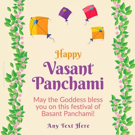 Basant Panchami 2023 Picture Of With Name Free Download Happy Basant Panchami Images, Happy Basant Panchami, Vasant Panchami, Basant Panchami, 2023 Picture, True Interesting Facts, Cool Themes, Interesting Facts, Media Post