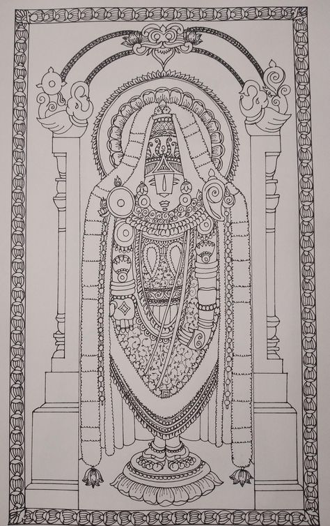 Thanjavur Painting, Lord Balaji, Shiva Pics, Horse Coloring Pages, Tanjore Painting, Indian Folk Art, Lord Shiva Pics, Sketches Simple, Horse Coloring