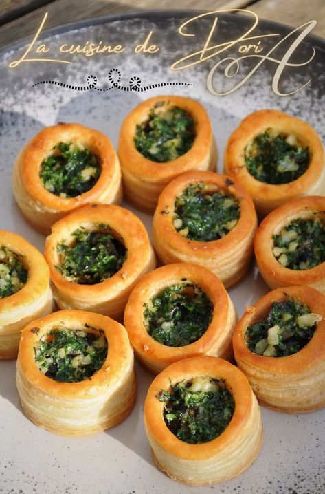 Mini Vol-au-Vent d'escargots - Chutney