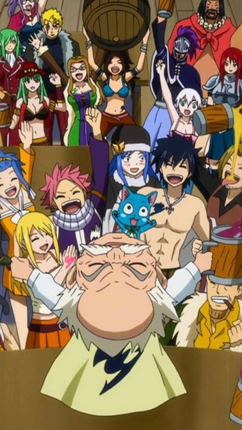 Fairy Tail Family, Fairy Tail Natsu And Lucy, Fariy Tail, Fairy Tail Love, Anime Fairy Tail, Fairy Tail Nalu, Fairy Tale Anime, Fairy Tail Guild, Fairy Tail Characters