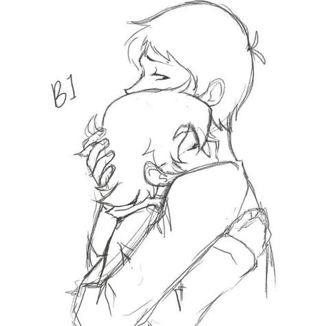 Pidge, Lance hu Couple Comfort Pose Reference, Sketchbook Pages Inspiration, Hug Pose, Hugging Drawing, Klance Voltron, Voltron Force, Klance Comics, Couple Sketch, Couple Pose