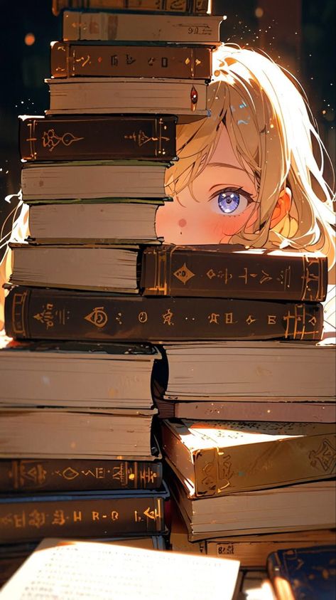 #books #studyinspire Novelist Aesthetic, Librarian Aesthetic, Anime Study, Anime Art Books, Dreams And Nightmares, Samsung Galaxy Wallpaper, Frog Art, Fantasy Art Landscapes, Realistic Art