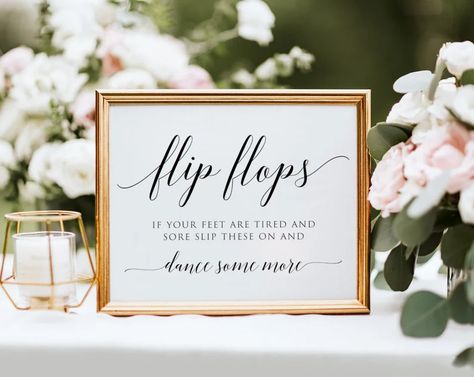 Flip Flops Wedding, Sparkler Sign, Flip Flop Sign, Polaroid Wedding, Wedding Flip Flops, Printable Wedding Sign, Photo Guest Book, Card Files, Guest Book Sign