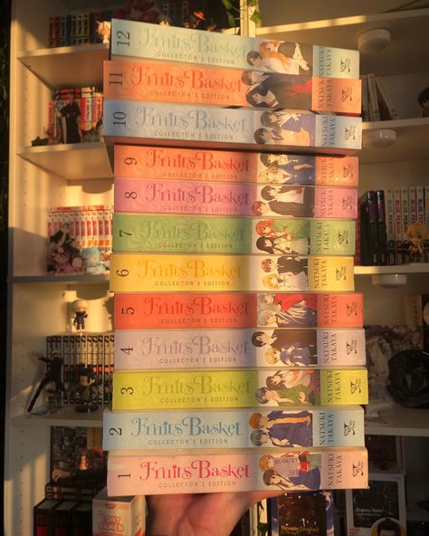 Fruits Basket Manga Collection, Manga Fruits Basket, Manga Box Sets, Naruto Birthday, Fruits Basket Manga, Brain Facts, Birthday Basket, Otaku Room, Manga List