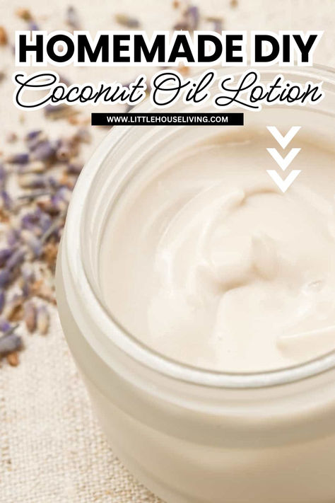 Create your own all-natural coconut oil lotion with this easy DIY recipe! Perfect for moisturizing and nourishing your skin, this homemade lotion combines the benefits of coconut oil with soothing ingredients. Ideal for dry skin, it absorbs quickly and leaves your skin feeling soft and hydrated. Customize it with your favorite essential oils for a personalized touch. Coconut Oil Hand Cream Diy, Coconut Oil Essential Oil Recipes, How To Make Lotion With Coconut Oil, Diy All Natural Body Lotion, Coconut Lotion Diy, Homemade Lotion With Coconut Oil, Making Lotion Recipes, Colloidal Oatmeal Lotion Diy, How To Make Lotion