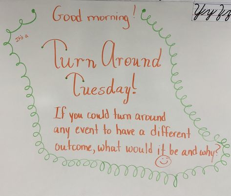 Teach Me Tuesday Ideas, Tuesday Check In, Tuesday Question Of The Day, Tuesday Writing Prompts, Tuesday Whiteboard Message, Tuesday Whiteboard Prompt, Tuesday Prompts, Tuesday Themes, Tuesday Morning Message