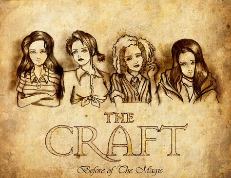 High School Experience, The Craft Movie, Cartoon Network Fanart, Cinderella Art, Alice In Wonderland Drawings, Peridot Steven Universe, Charmed Sisters, Ship Drawing, Horror Movie Art