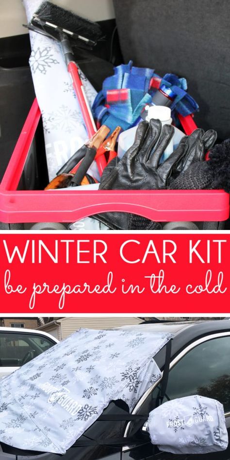 Winter Car Emergency Kit Diy, Winter Survival Kit Car, Winter Car Safety Kit, Keeping Warm In Winter, Emergency Car Kit List, Tornado Prep, Winter Car Kit, Winter Emergency Car Kit, Emergency Binder