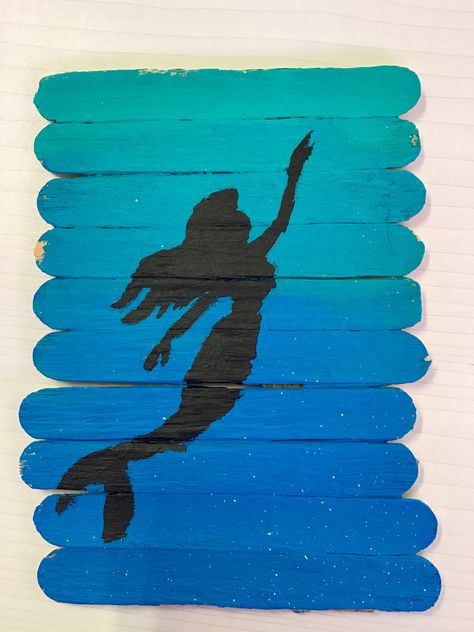 Ice Cream Stick Painting, Popsicle Painting, Stick Painting, Popsicle Stick Art, Popsicle Art, Stick Decor, Cd Wall Art, Ice Cream Sticks, Disney Diy Crafts