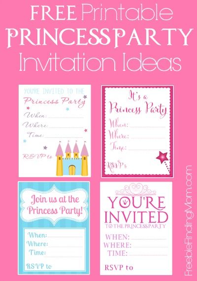 Free Printable Princess Party Invitations - Seriously Adorable! Disney Templates, Party Invitation Ideas, Princess Birthday Party Invitations, Princess Party Invitations, Birthday Party Invitations Free, Printable Princess, Princess Printables, Prince Party, Princess Birthday Invitations