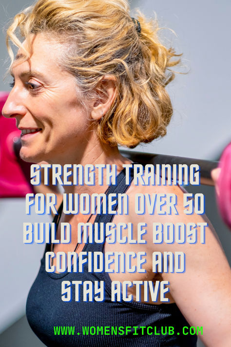 Empowering image of a woman over 50 engaging in strength training with dumbbells in a bright, welcoming home gym. The scene emphasizes healthy aging, improved strength, and maintaining an active lifestyle with safe and effective exercises. Workouts For Over 50, Strength Training Over 50, Strength Training Women Over 50 At Home, At Home Strength Training Woman Beginner, Strength Training Guide For Women Home, Beginning Strength Training For Women, Strength Training Guide For Women Beginners At Home, Weight Training For Women Over 50, Strength Training For Women Over 50