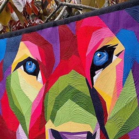 Quilting Ly 🐜🎀. on Instagram: "Finish !!! Quilted ✅ Happy 😍 size 50” #heartofalionquilt #quilting #quilt #art #arte #leon #lion #patchwork #costarica🇨🇷 #paperpiecing #applique #fpppattern" Lion Quilt, Lion Quilt Pattern, Lion Applique, Lion Mosaic Art, Lion Collaborative Art, Zoo Animal Quilt Pattern, Heart Of A Lion, Applique Quilting, Longarm Quilting