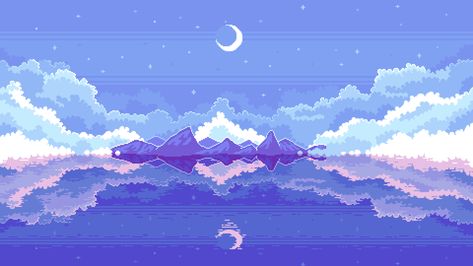 Zero Aesthetic, Pixel Landscape, Pixel Art Landscape, Gif Background, Art Pixel, Indian Classical Music, Pixel Art Background, Arte 8 Bits, 8bit Art