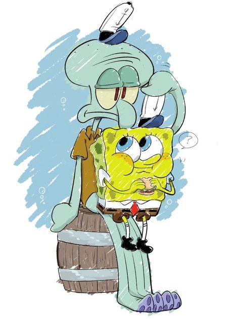 Spongebob Squarepants Drawing, Imagination Spongebob, Spongebob Quotes, Spongebob Squidward, Spongebob Cartoon, Spongebob Drawings, Spongebob Painting, Spongebob Square, Cute Octopus