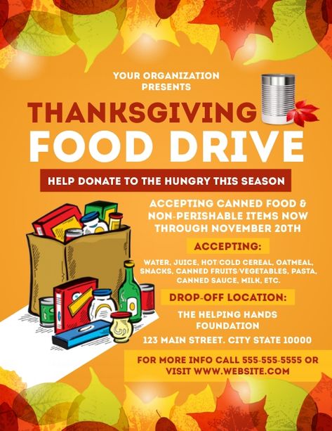 thanksgiving food drive flyers, food drive donation flyer templates, canned food drive flyers, thanksgiving food drive fundraiser, holiday charity drive flyers. Canned Food Drive Poster, Thanksgiving Food Drive Flyer, Charity Drive Ideas, Food Drive Ideas, Thanksgiving Fundraiser, Thanksgiving Food Drive, Donation Flyer, Food Drive Flyer, Giveaway Flyer