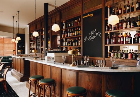 Public Bar Design, Whiskey Bar Design, Half Board And Batten Wall, Board And Batten Wall Ideas, Batten Wall Ideas, Italian Wine Bar, Brick Warehouse, Wine Bar Restaurant, American Bar